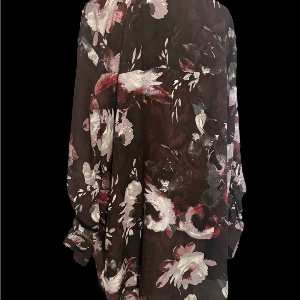 Women’s floral blouse by Vera Wang Sz 1X - Picture 4 of 4